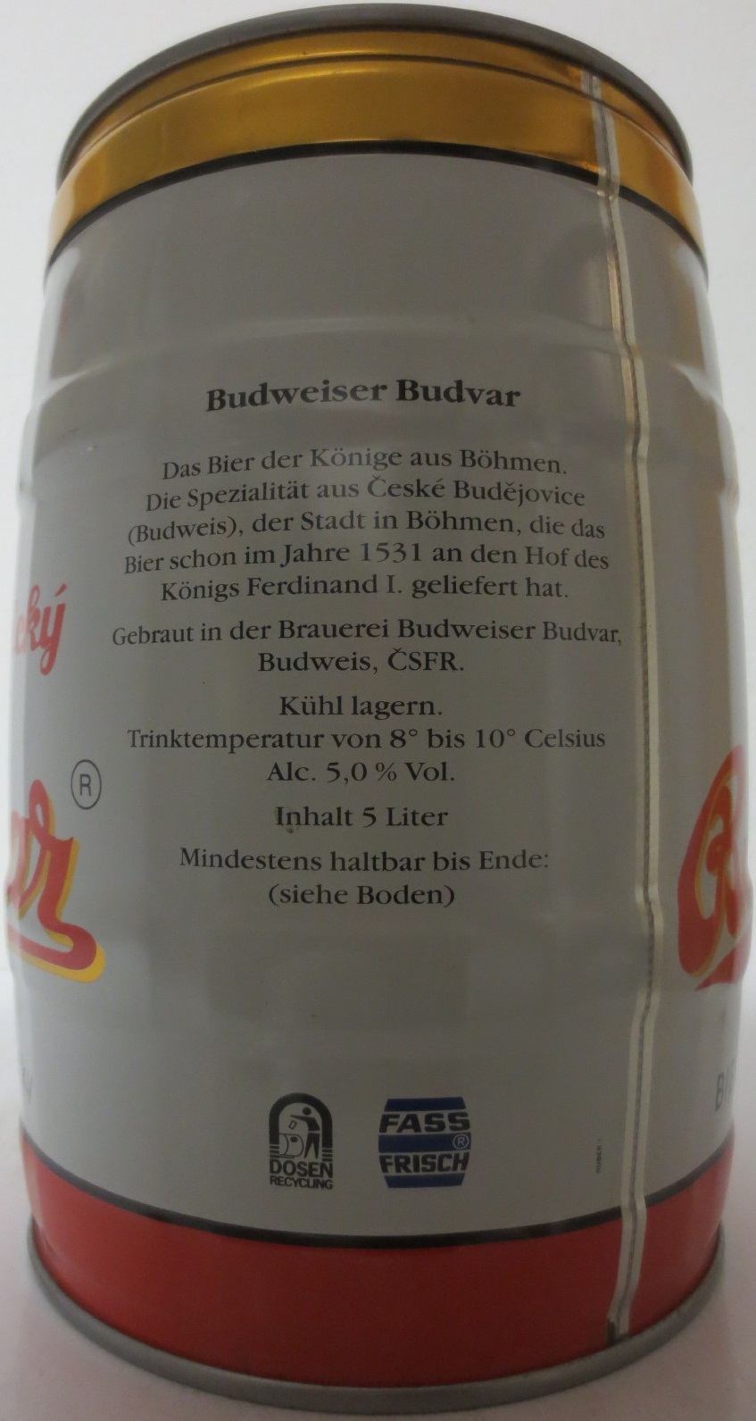 Budweiser Budvar BIER OHNE BEISPIEL (ČSSR) č.2 