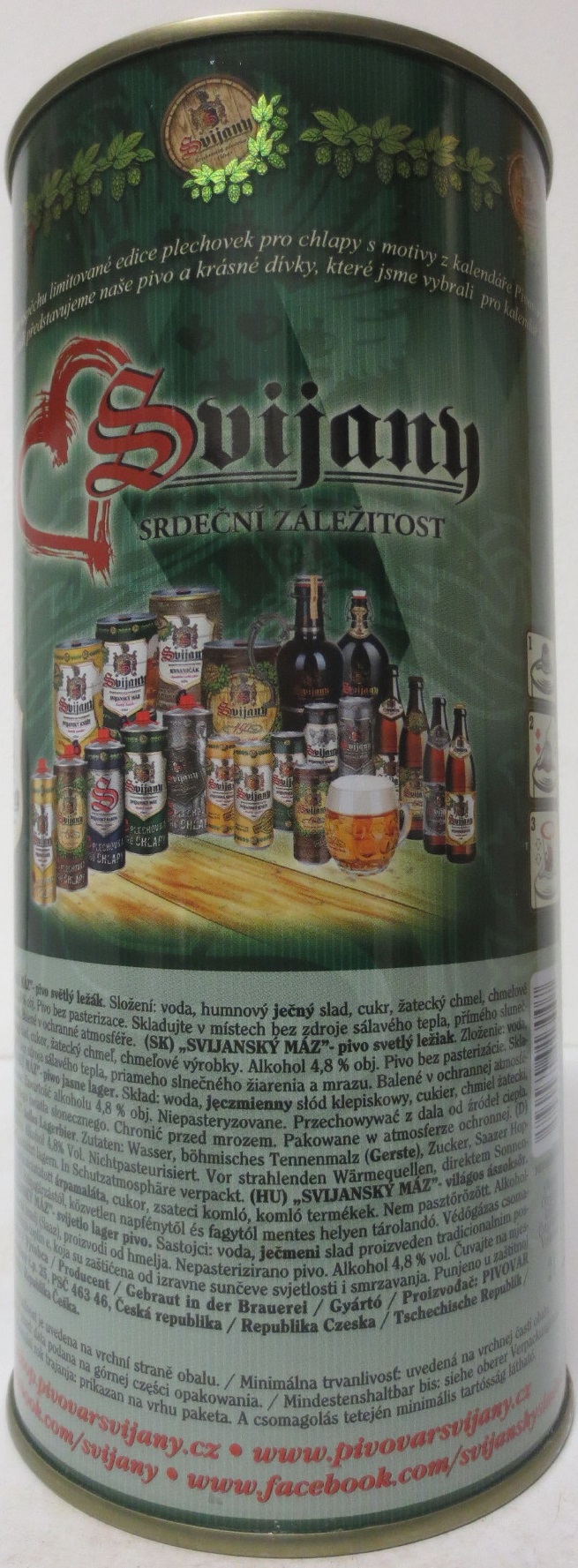 Svijany SVIJANSKÝ MÁZ dívky z kalendáře /No. 05/2019 (200cl)