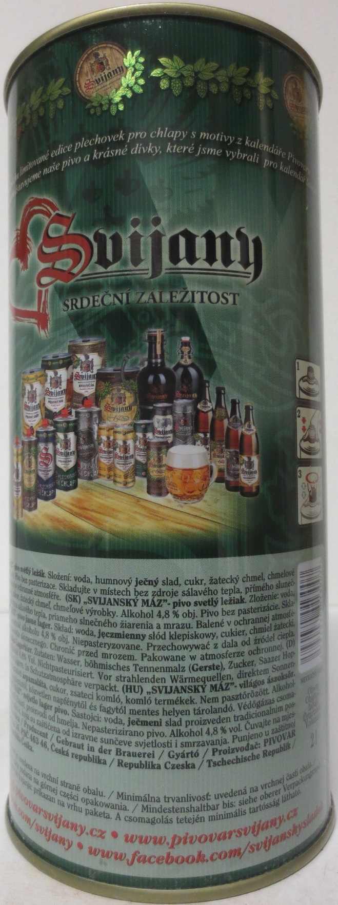 Svijany SVIJANSKÝ MÁZ dívky z kalendáře /No. 11/2019 (200cl)