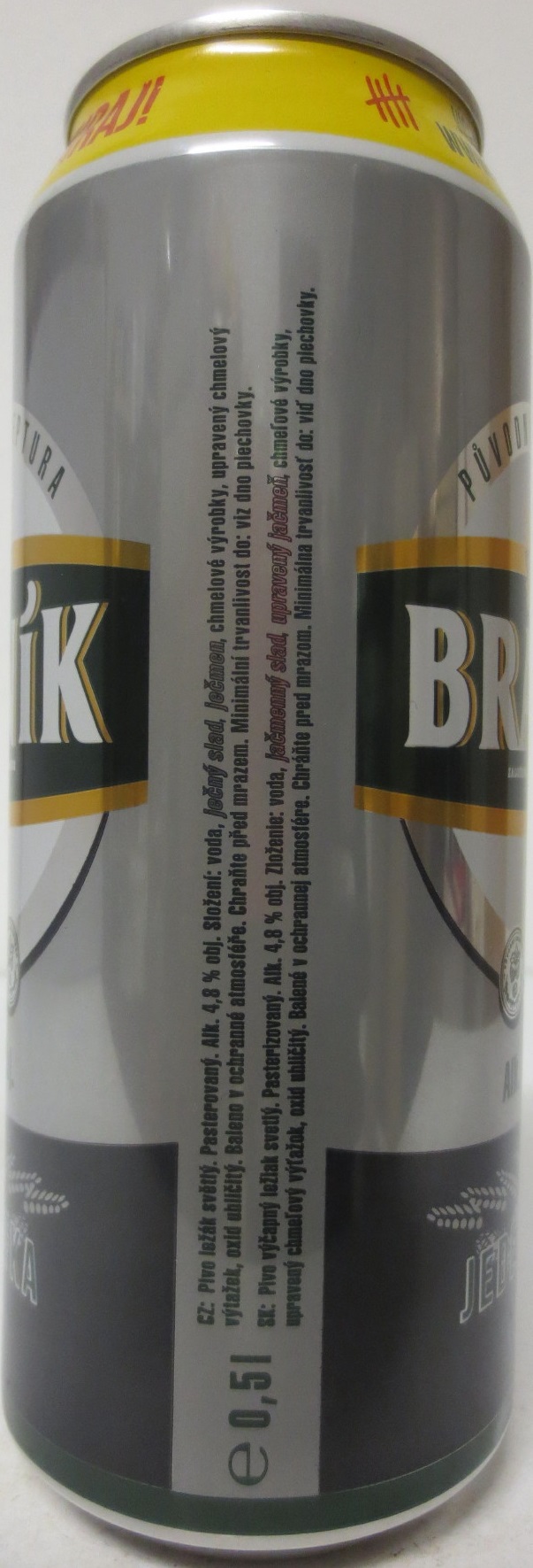 BRANÍK Alk. 4,8% obj. JEDENÁCTKA SOUTĚŽ 2021 (CZ) (50cl) (B/O) č.1