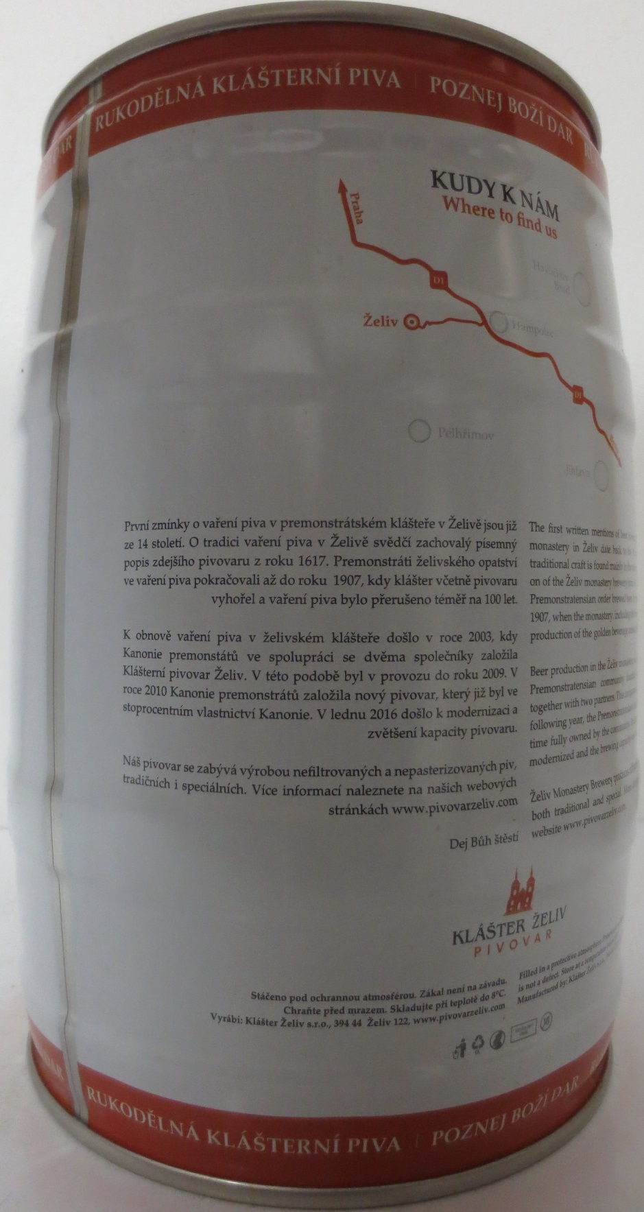 ANNO 1617 KLÁŠTER ŽELIV PIVOVAR (5L) č.1