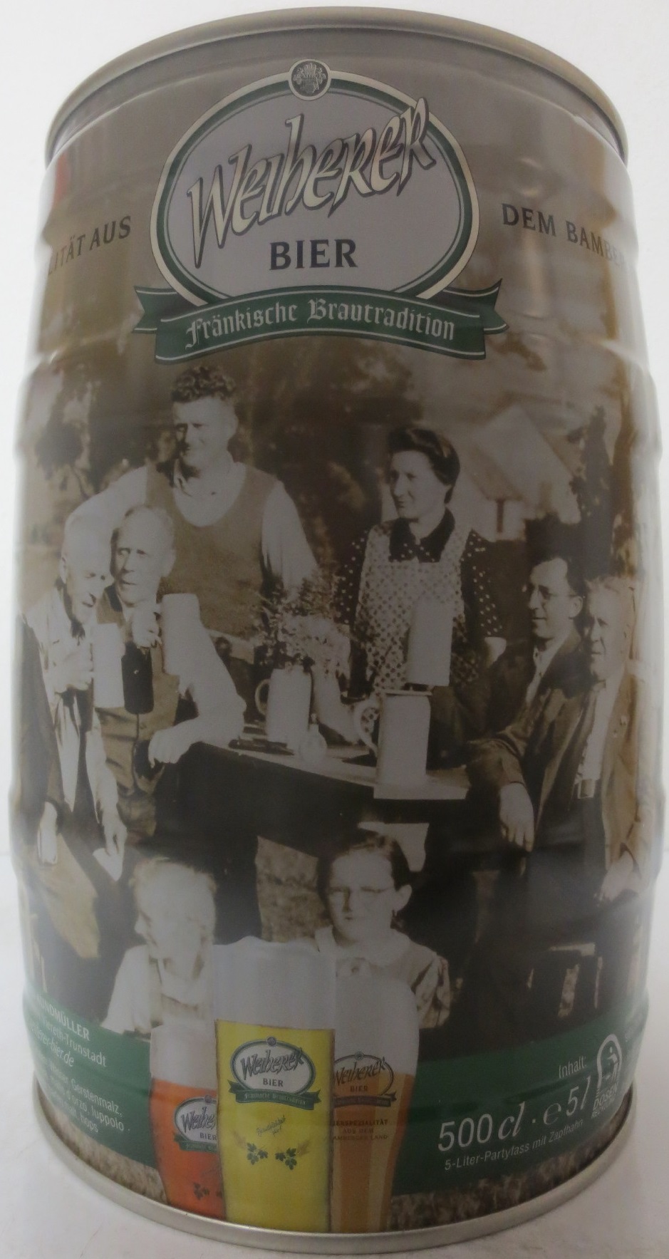 Weiherer BIER fränkische Brautradition 145 JAHRE Weiherer Brautraditiom (5L) Nr.2 