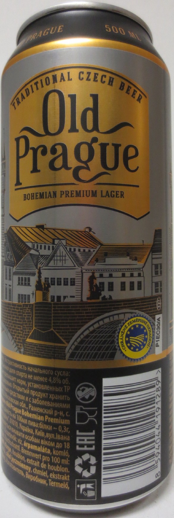 Old Prague BOHEMIAN PREMIUM LAGER (50cl) (B/O) č.2