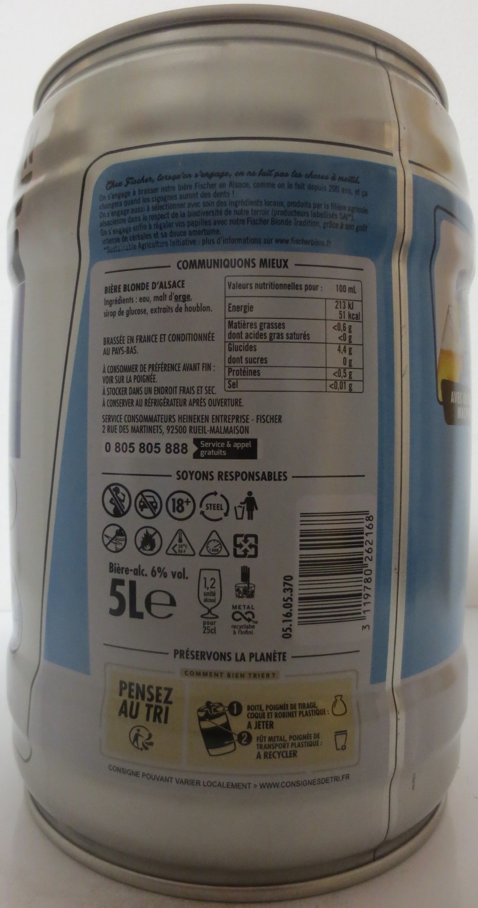 Fischer BLONDE Tradition (5L) Nr.1 
