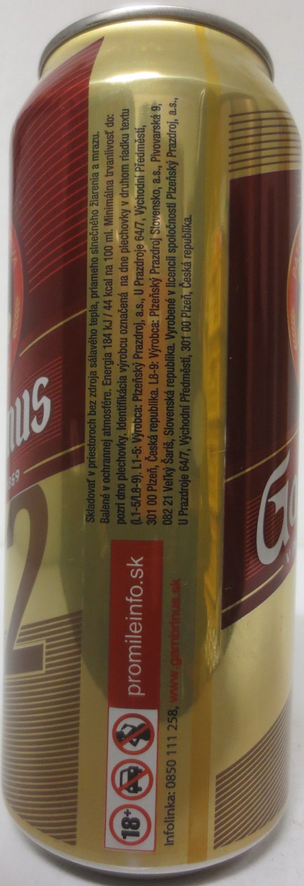 Gambrinus PLNÁ 12 (SK) (50cl) (B/O) č.2