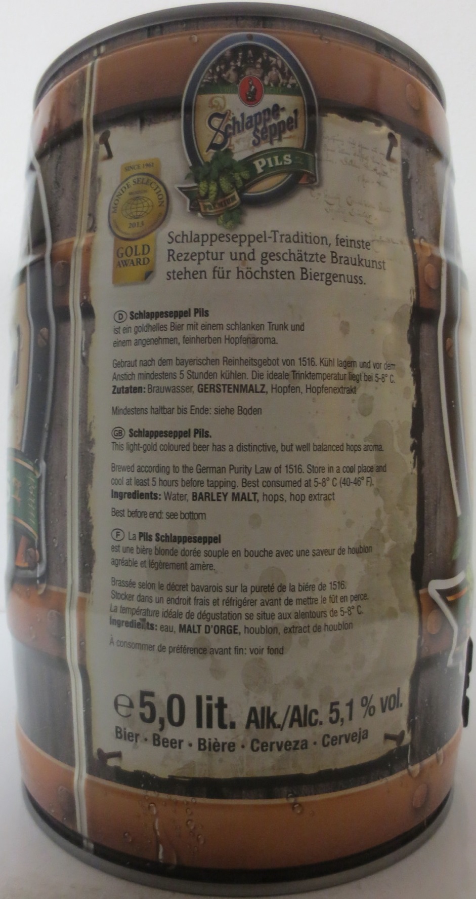 Schlappe-seppel PILS PREMIUM (5L) Nr.1 
