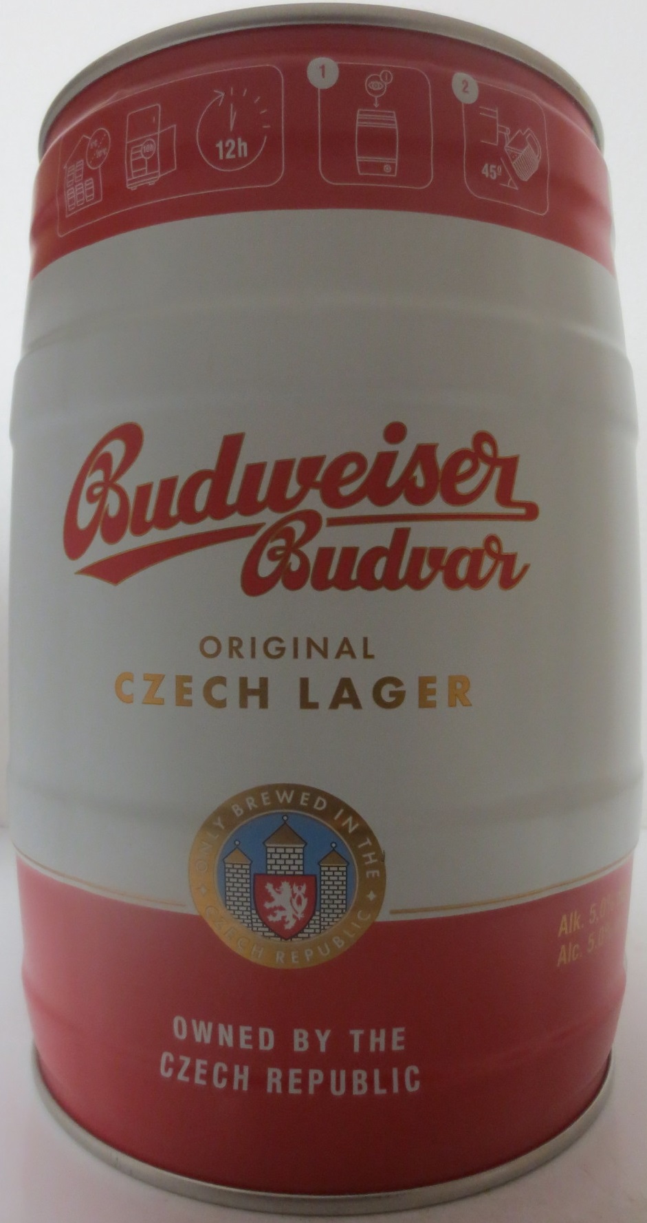 Budweiser Budvar ORIGINAL CZECH LAGER - WÜRTH (5L) č.3