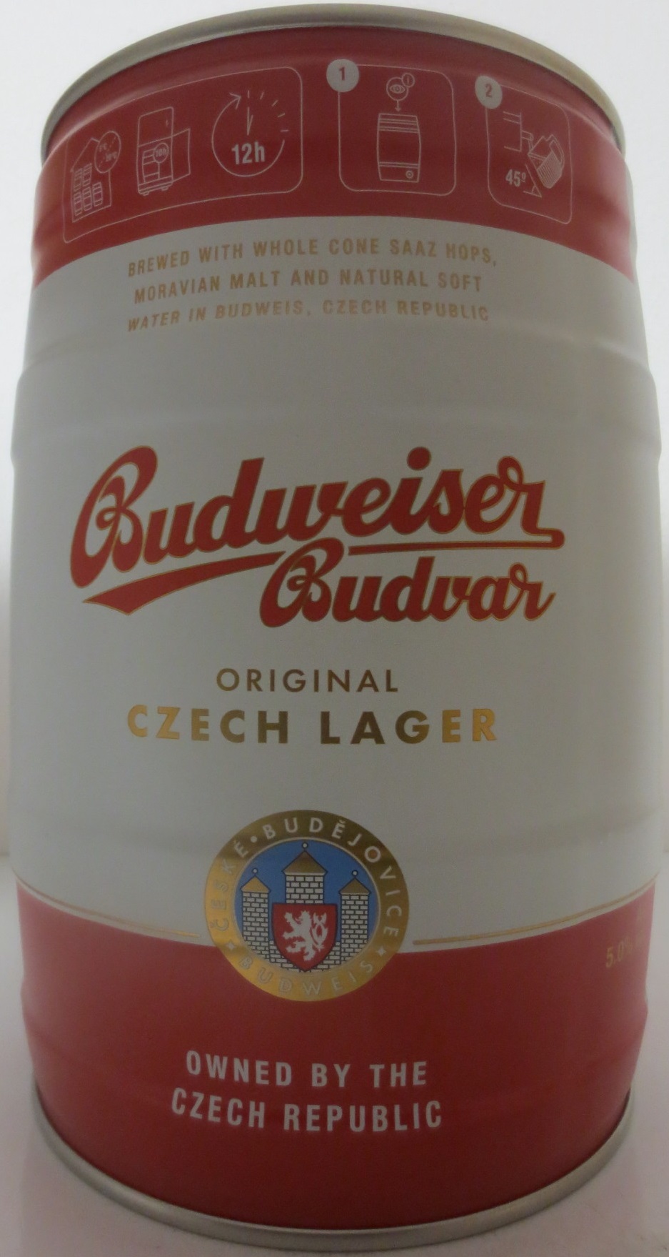 Budweiser Budvar ORIGINAL CZECH LAGER (5L) č.7