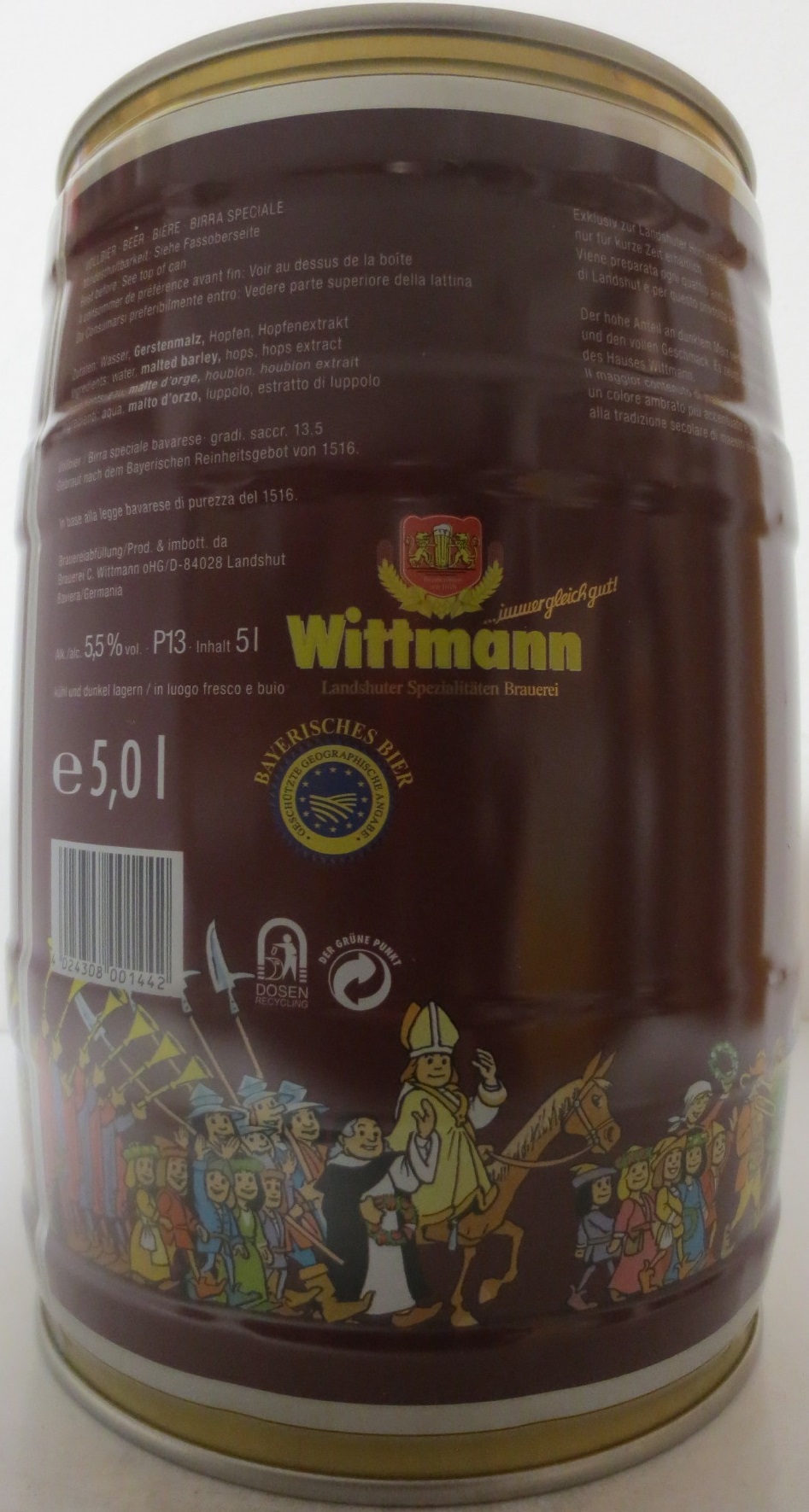 Landshuter Hochzeits MÄRZEN (5L) Nr.2 