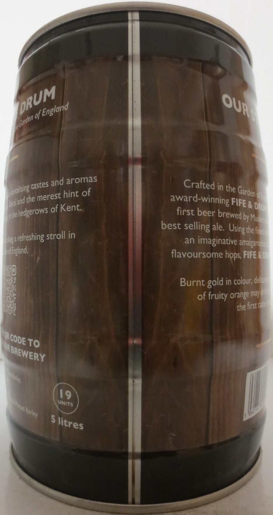 MUSKET BREWERY FIFE & DRUM KENTISH GOLDEN ALE (5L) Nr.1