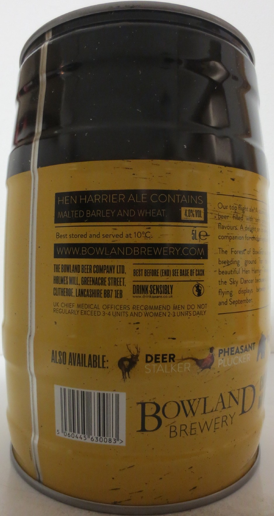 BOWLAND BREWERY HEN HARRIER (5L) Nr.1 