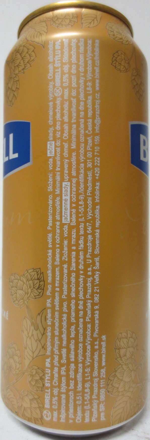 BIRELL STYLU IPA NEALKOHOLICKÉ PIVO (50cl) (B/O) č.2