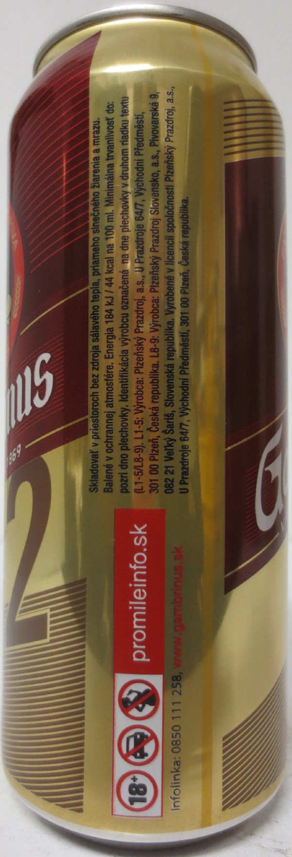 Gambrinus PLNÁ 12 (SK) (50cl) (B/O) č.3 