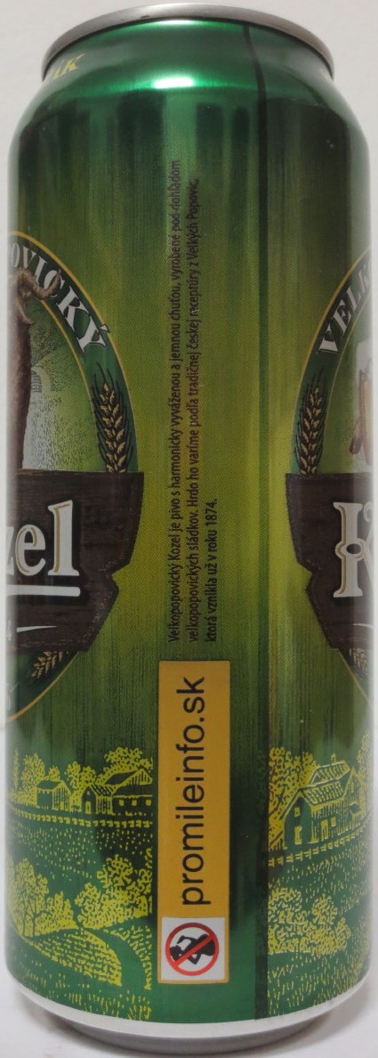 VELKOPOPOVICKÝ Kozel 1874 11% (SK) (50cl) (B/O) č.2 