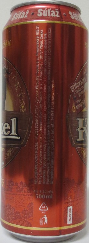 Kozel 12% PREMIUM zal. 1874 SVĚTLÝ LEŽÁK Súťaž (50cl) (T/O) č.1
