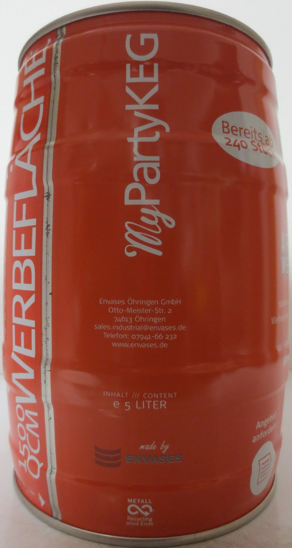 AFFENGEILE WERBEFÄSSER (5L) Nr.3 (červený)