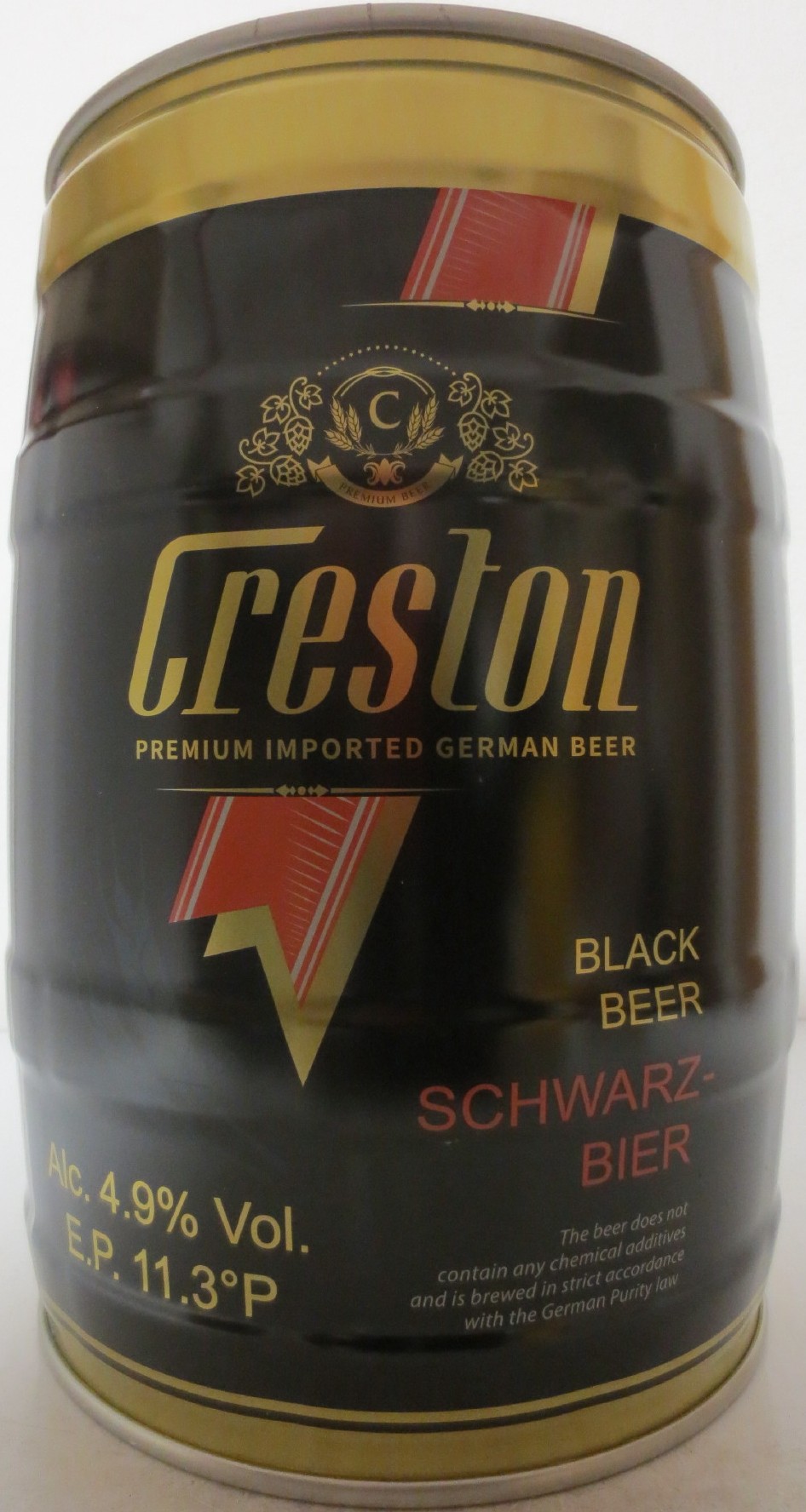 Creston PREMIUM IMPORTED GERMAN BEER BLACK BEER SCHWARZ-BIER (5L) Nr.1