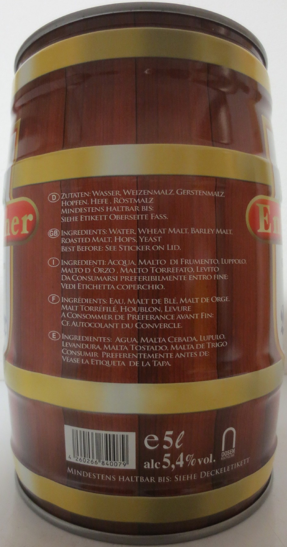 Enzensteiner Dunkles Landbier (5L) Nr.2 TEST!!!