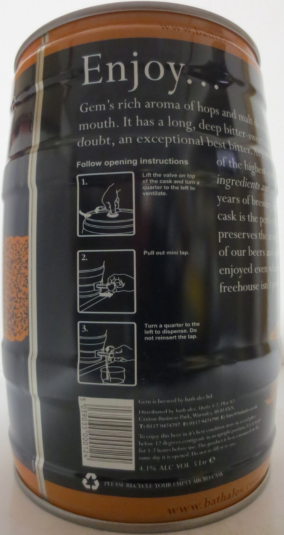 bath ales Gem MIKRO CASK (5L) Nr.3