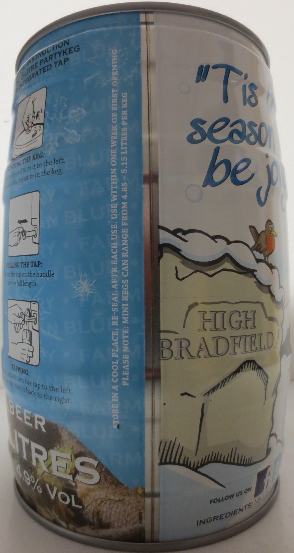 BRADFIELD BREWERY FARMERS BELGIAN BLUE (5L) Nr.1