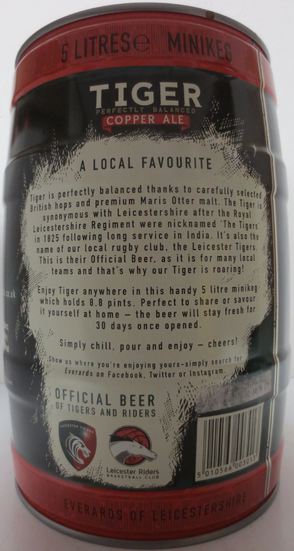 EVERARDS TIGER COPPER ALE (5L) Nr.1 
