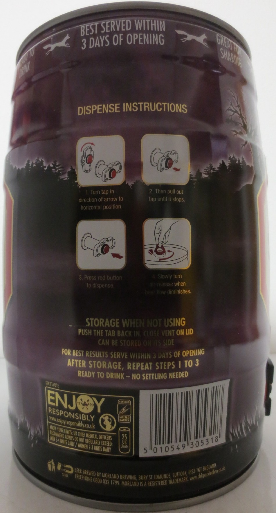 MORLAND OLD SPOOKY HEN CRAFTED FINE ALE (5L) Nr.1  