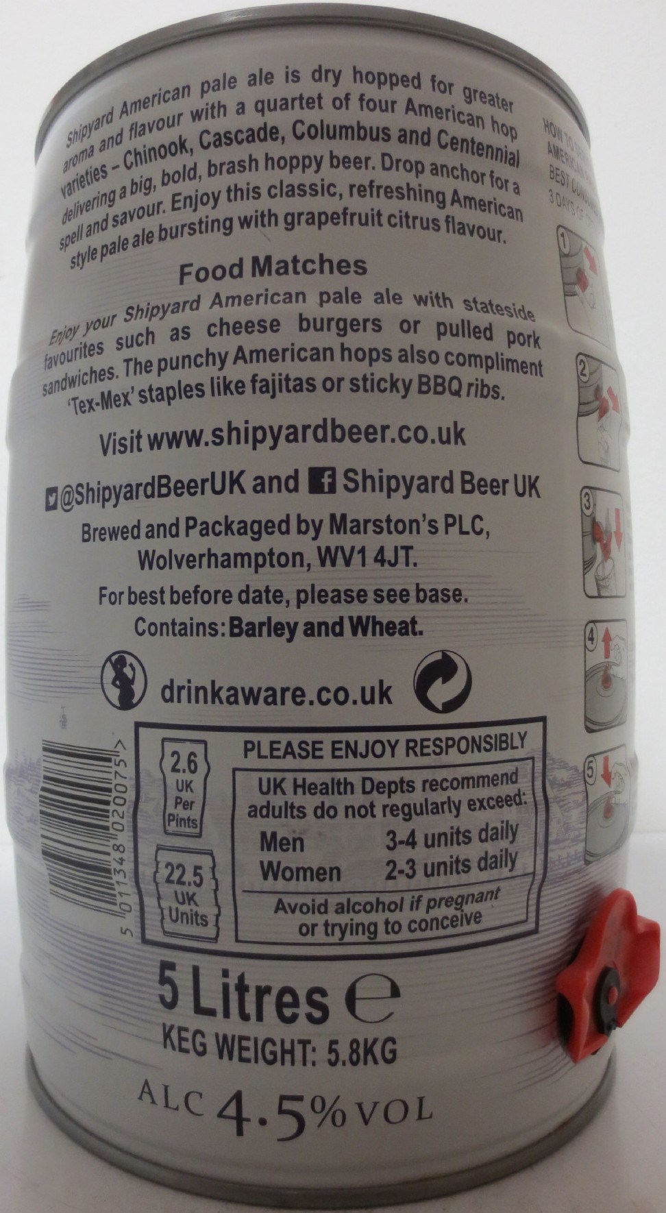 SHIPYARD AMERICAN PALE ALE (5L) Nr.1 