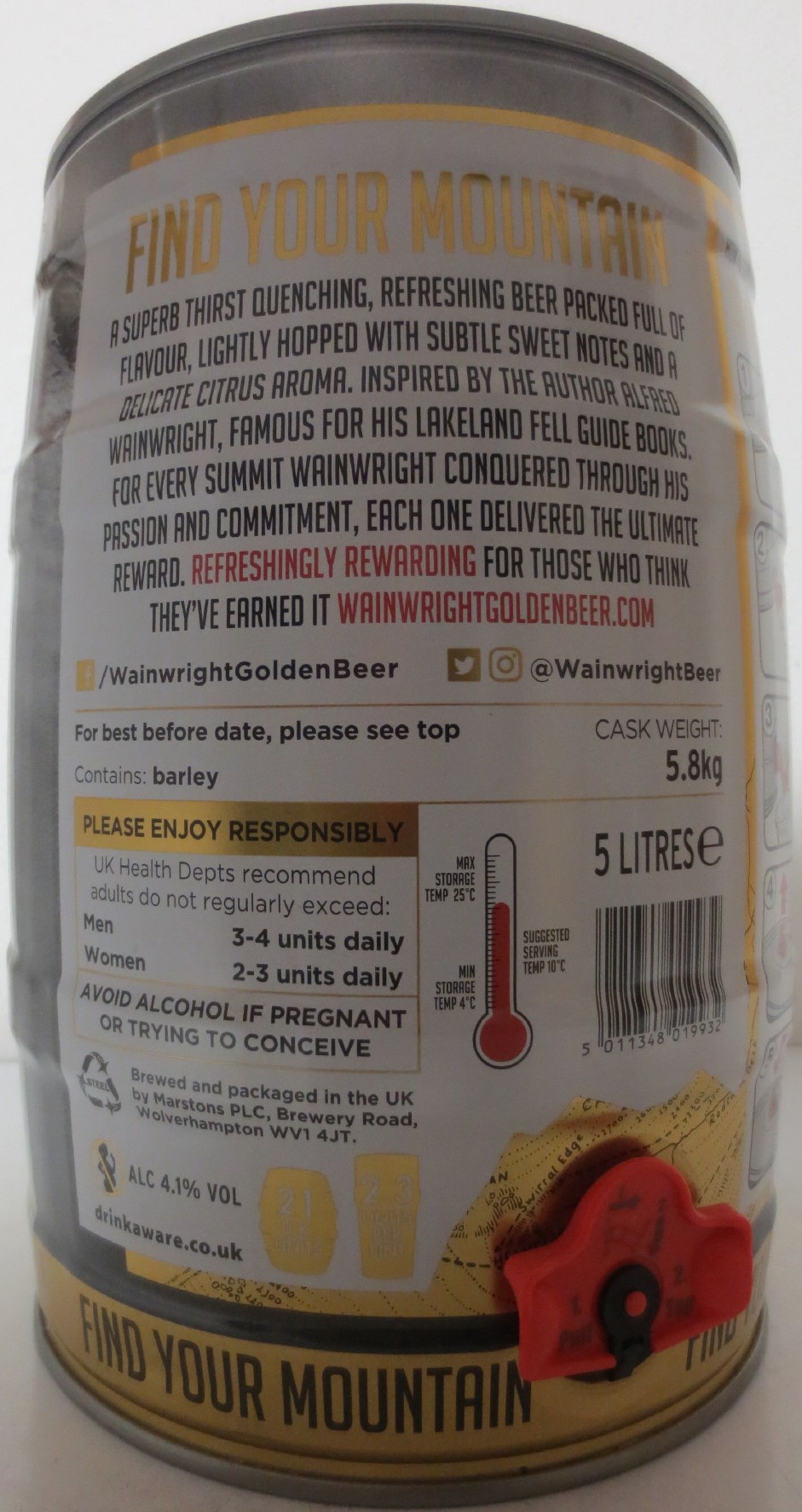 Wainwright THE GOLDEN BEER (5L) Nr.2 