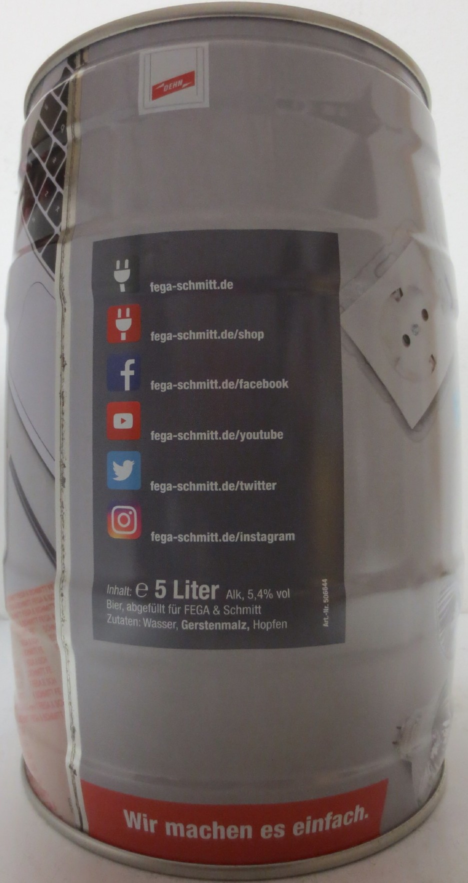 FEGA & Schmitt Wir machen es einfach. (5L) Nr.1