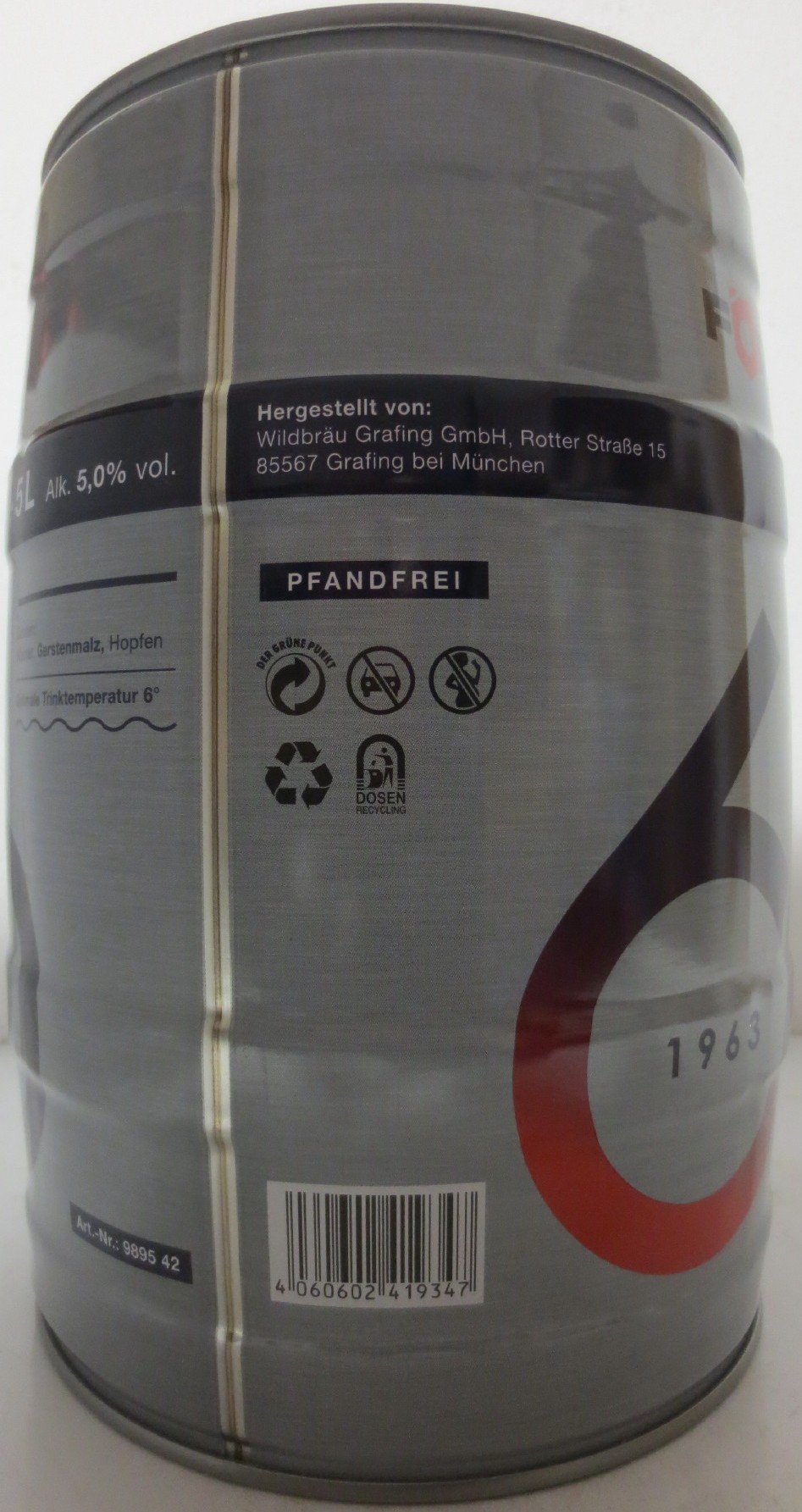 FÖRCH 60 Bester Biergenuss Helles (5L) Nr.1 