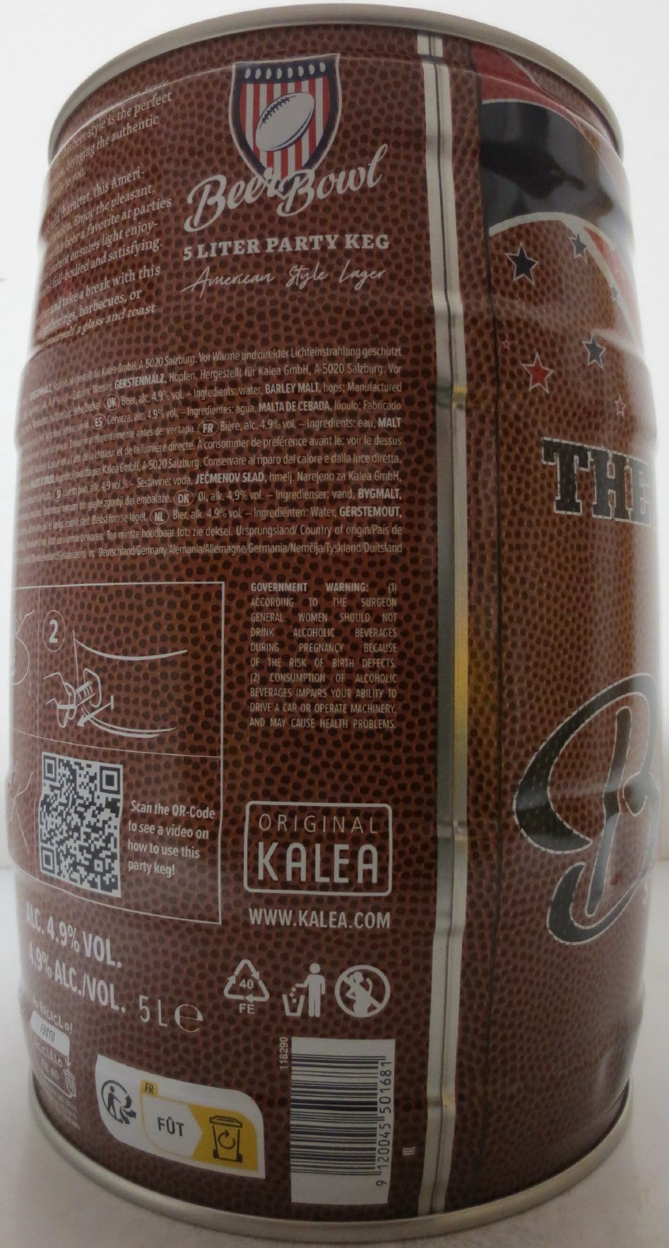 Beer Bowl THE BARREL (5L) Nr.1 