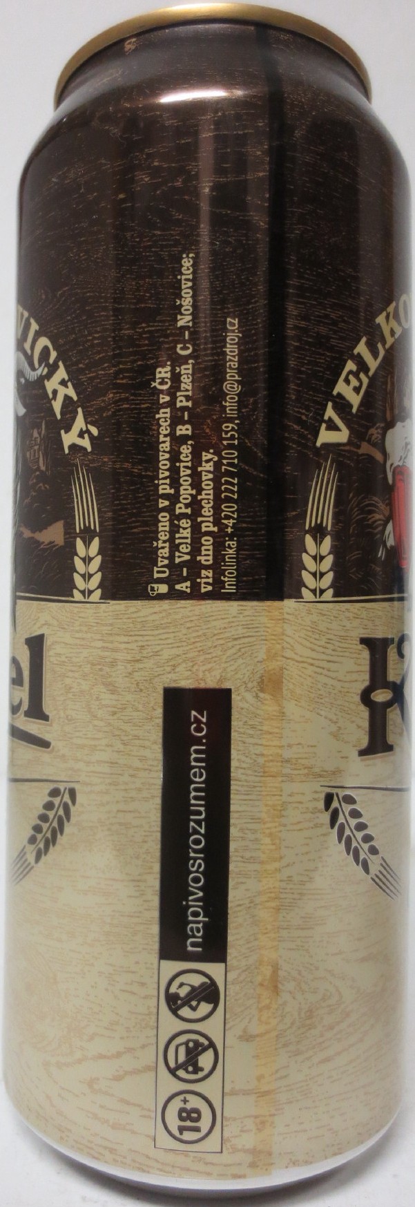 VELKOPOPOVICKÝ Kozel 1874 ČERNÝ (CZ) (50cl) (B/O) č.1 