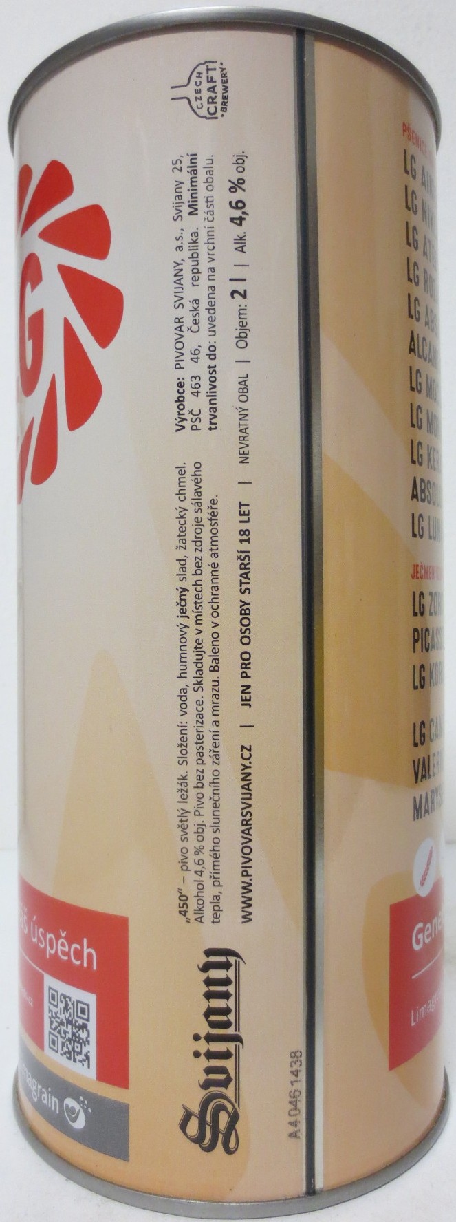 Svijany 450 Šlechtíme Váš úspěch Genetika, které je těžko odolat (200cl) č.1