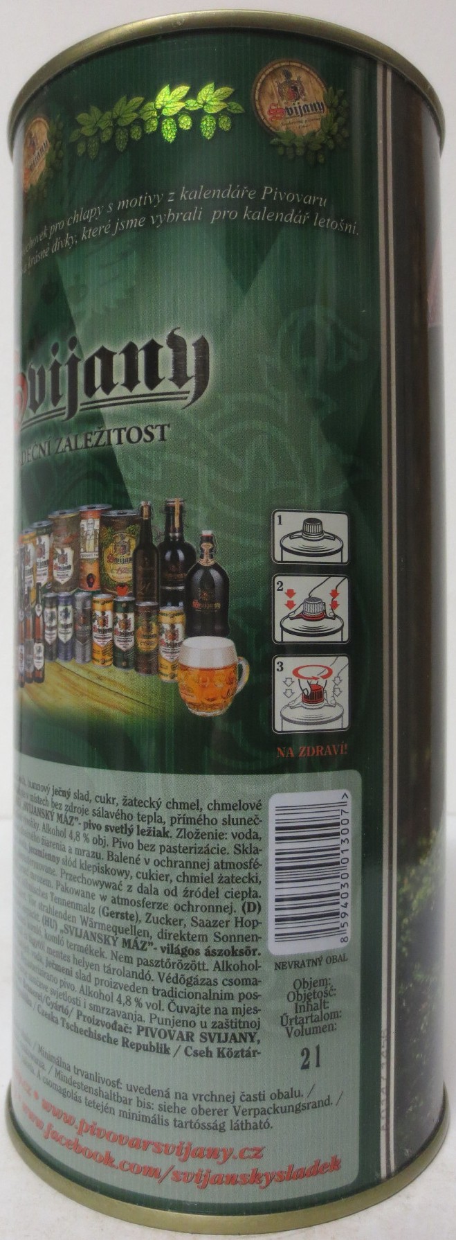Svijany SVIJANSKÝ MÁZ dívky z kalendáře -No. 011/2020 (200cl)