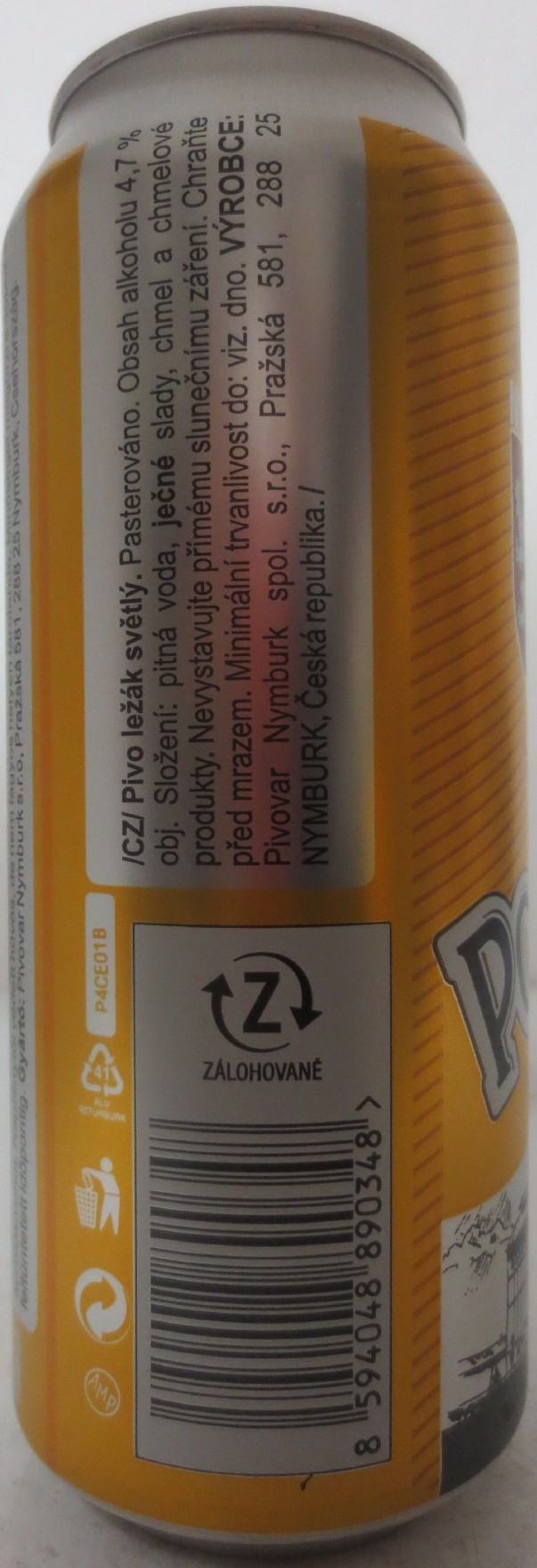 POSTŘIŽINSKÉ Pivo ležák světlé (CZ) (50cl) (B/O) č.5