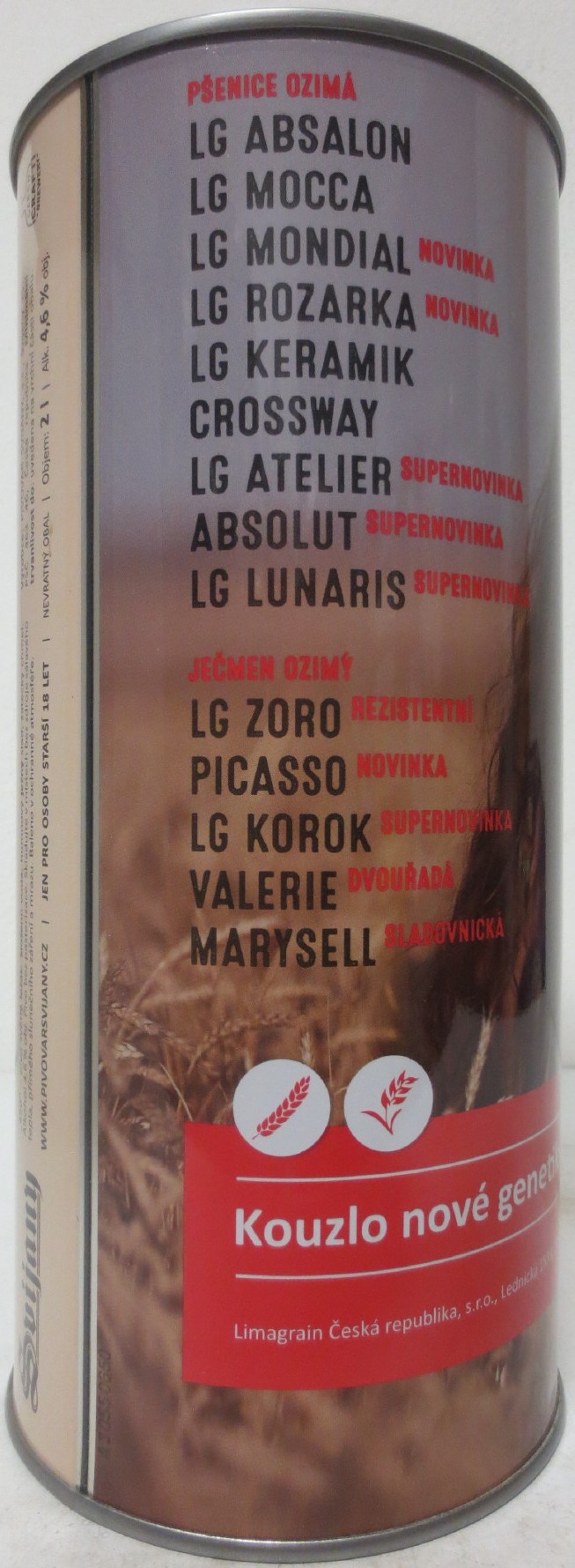 Svijany 450 - pivo světlý ležák LG Kouzlo nové genetiky Šlechtíme Váš úspěch (200cl) č.1 