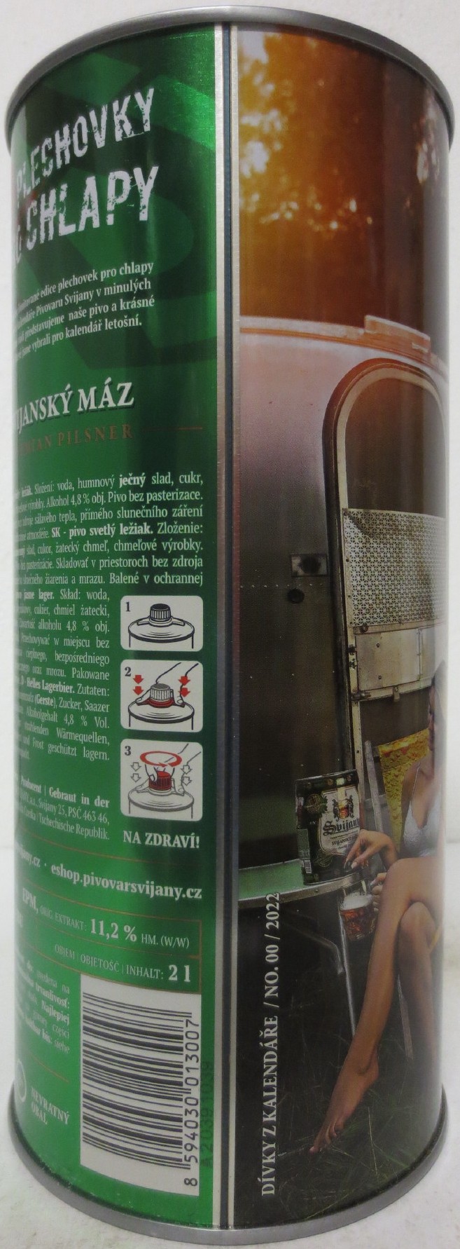 Svijany SVIJANSKÝ MÁZ dívky z kalendáře NO. 00/2022 (200cl)