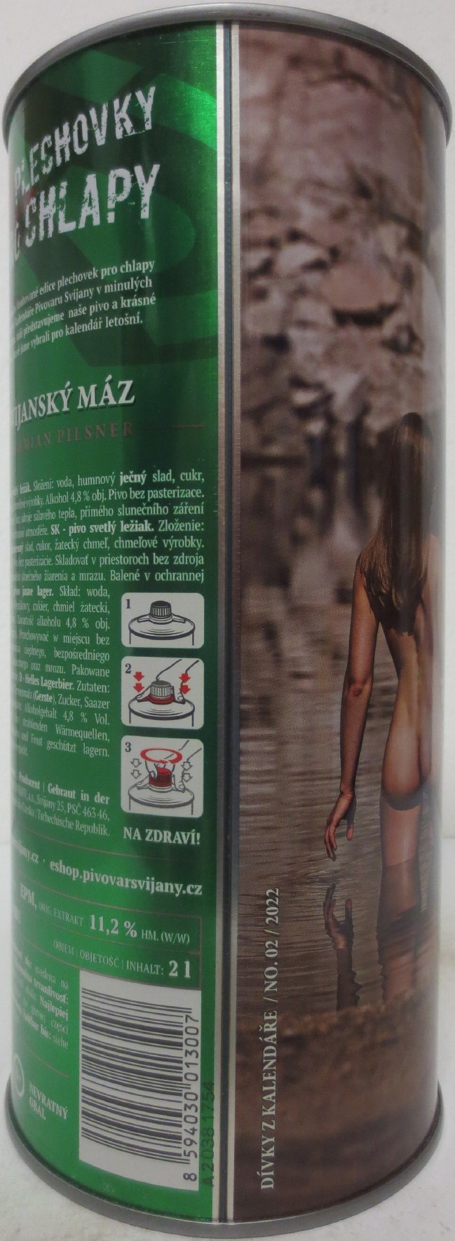 Svijany SVIJANSKÝ MÁZ dívky z kalendáře NO. 02/2022 (200cl)