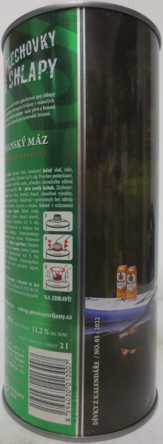 Svijany SVIJANSKÝ MÁZ dívky z kalendáře NO. 03/2022 (200cl)