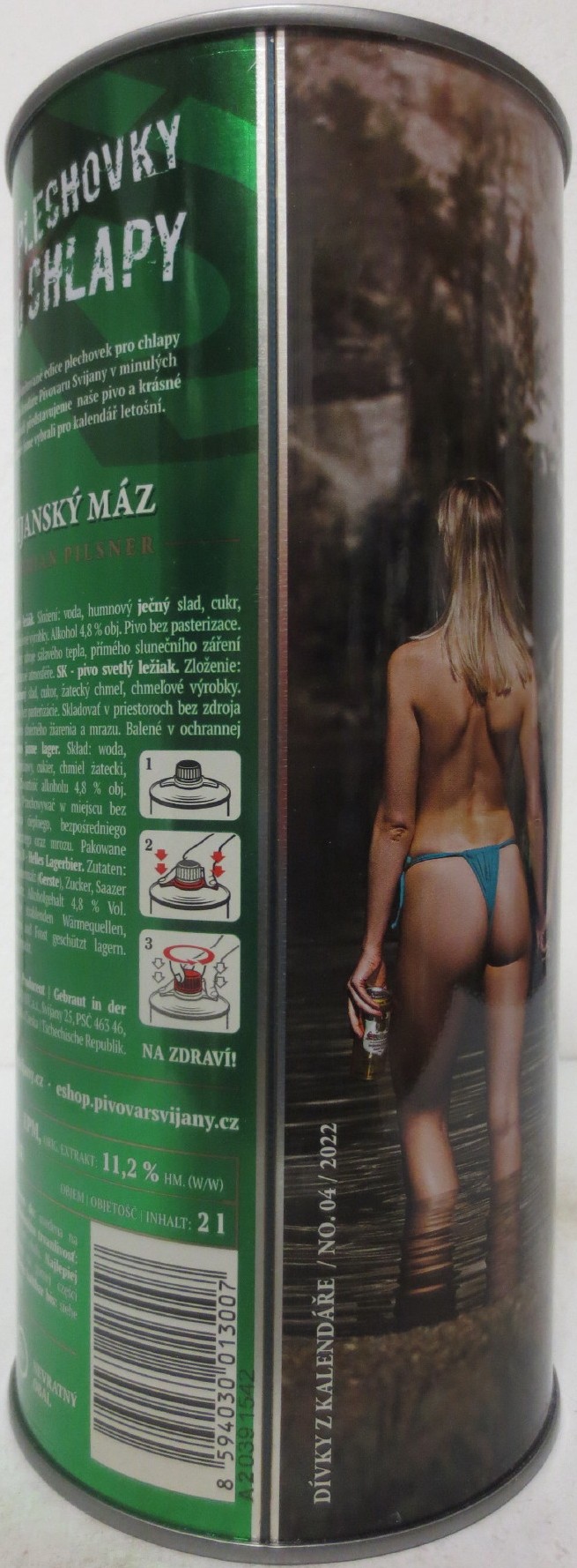 Svijany SVIJANSKÝ MÁZ dívky z kalendáře NO. 04/2022 (200cl)