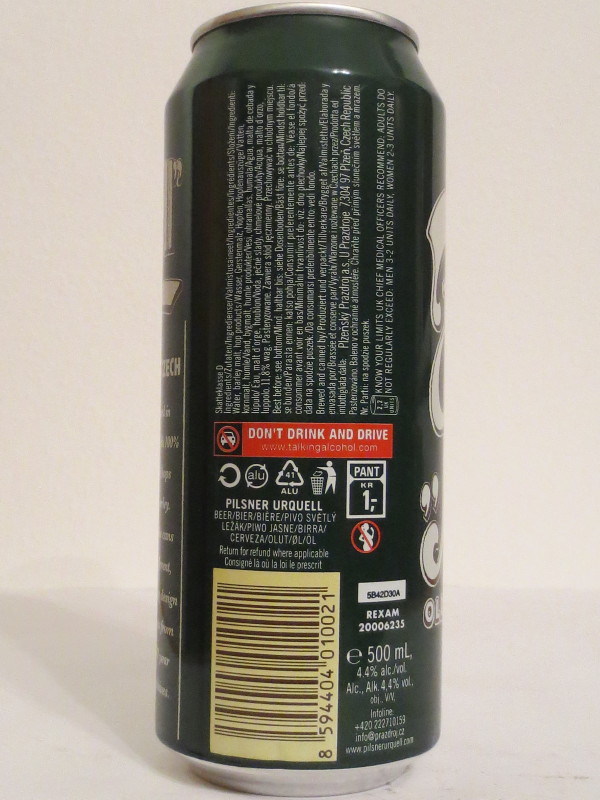 Pilsner Urquell (50cl) RETRO SET 2 Nr.1 (B/O)