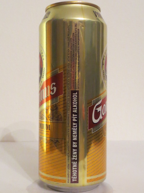 Gambrinus PREMIUM PLZEŇSKA RECEPTURA VYHRÁVEJ PO CELÝ ROK! (50cl) (B/O)