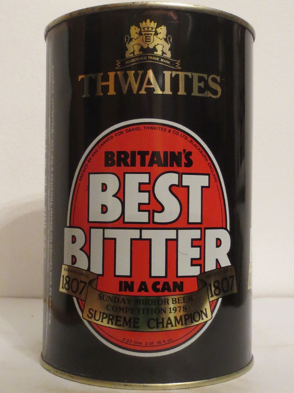 THWAITES BRITAIN´S BEST BITTER (222cl)