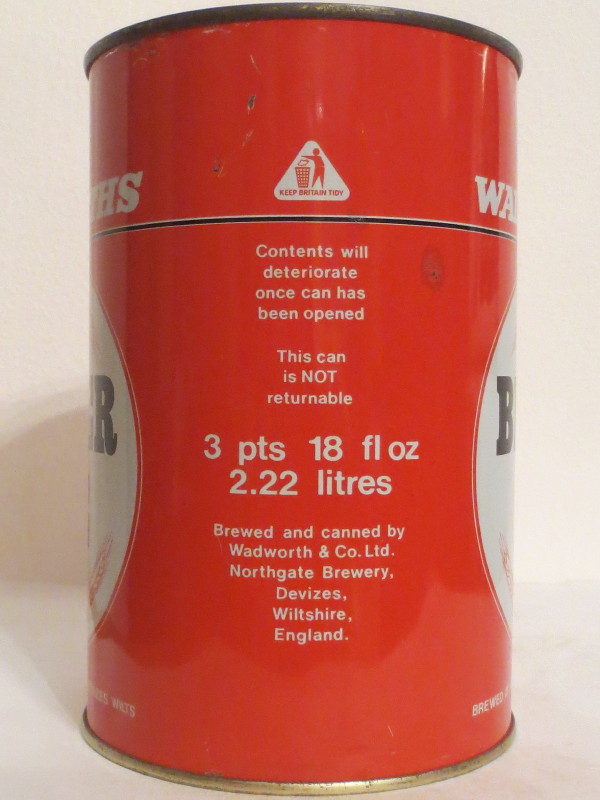 WADWORTHS BITTER ALE (222cl) 