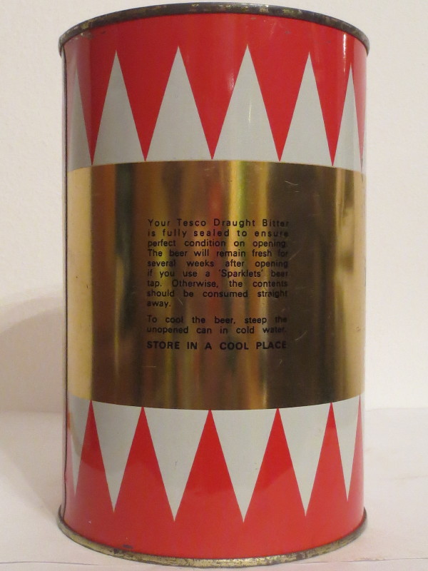 TESCO DRAUGHT BITTER party pack (221cl)