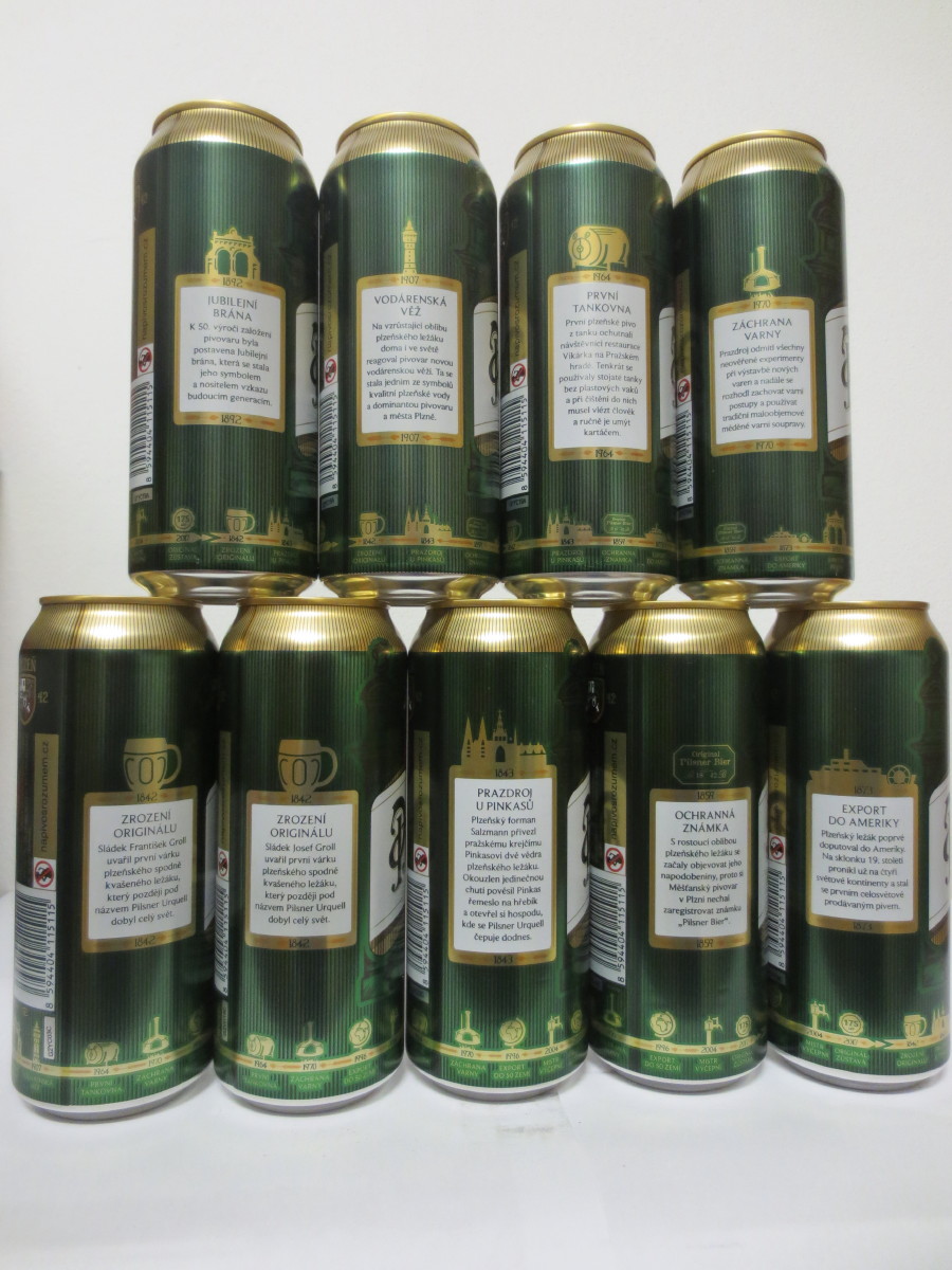 Pilsner Urquell 175 let - série 2017 - 1873 EXPORT DO AMERIKY (50cl) (B/O)