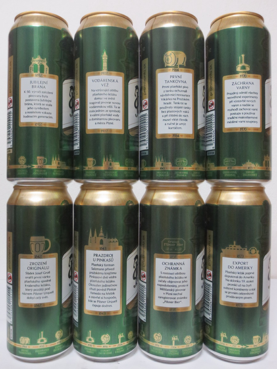 Pilsner Urquell 175 let - série 2017 - 1907 VODÁRENSKÁ VĚŽ (50cl) (B/O)