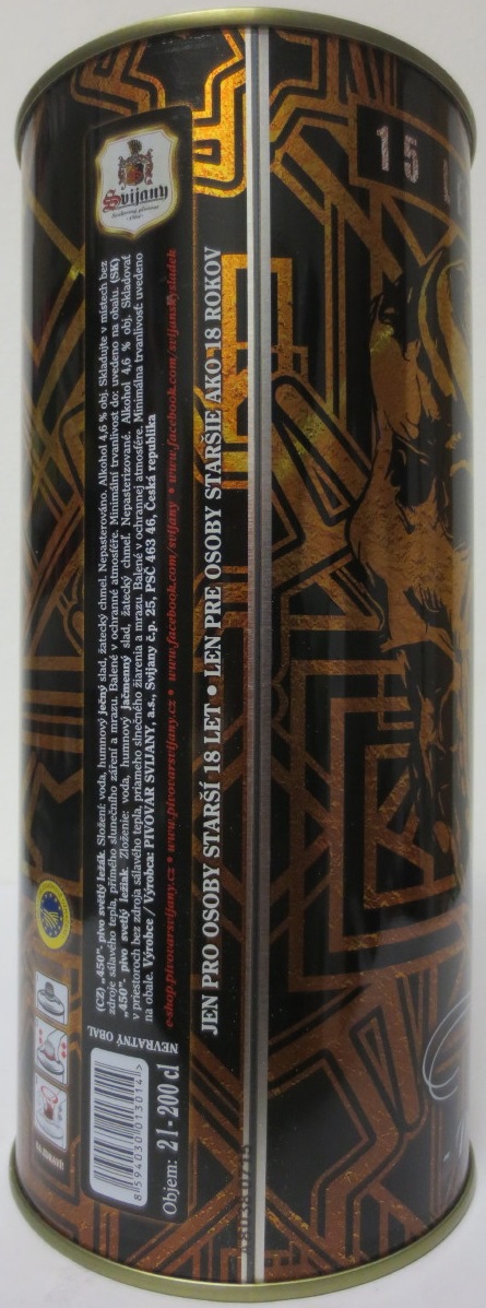 Svijany 450 - Prémiový ležák - DYMYTRY 5 LET POD MASKOU (200cl) č.1