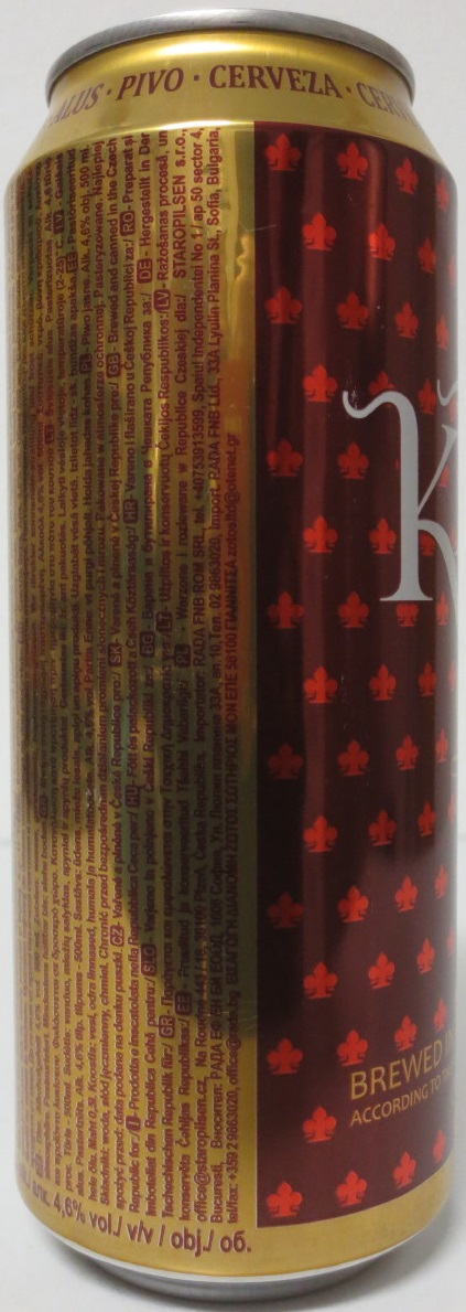 KRÁL Lager (50cl) (B/O) č.1