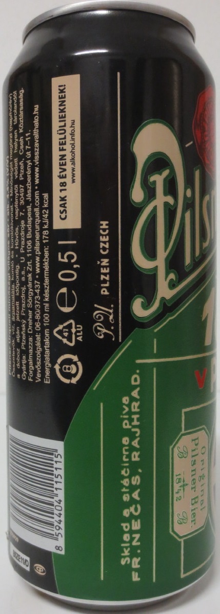 Pilsner Urquell 1842 PLZNI. (50cl) (B/O)